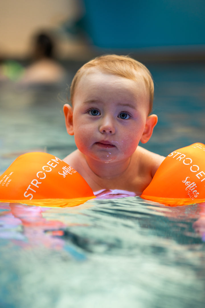 Softies Foam Swim Armbands Orange/Lime