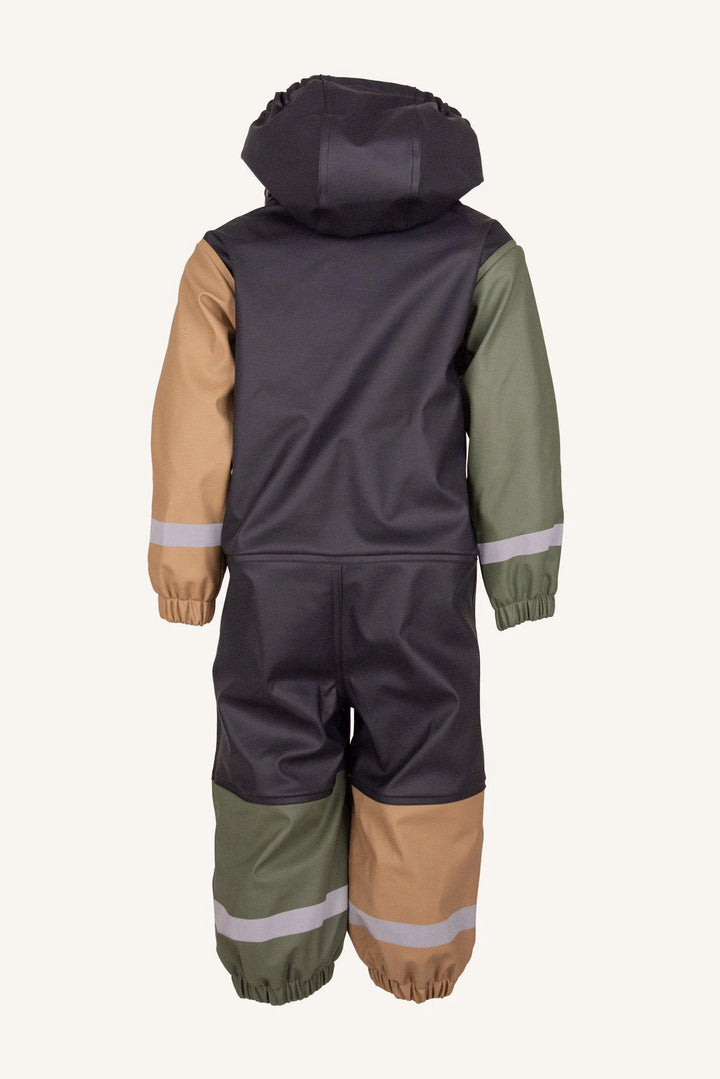 Fagerhult Rain Baby Overall, F Anth/green