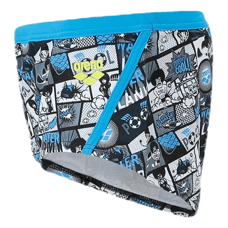 Comics Lowwaist Short Blue/Grey