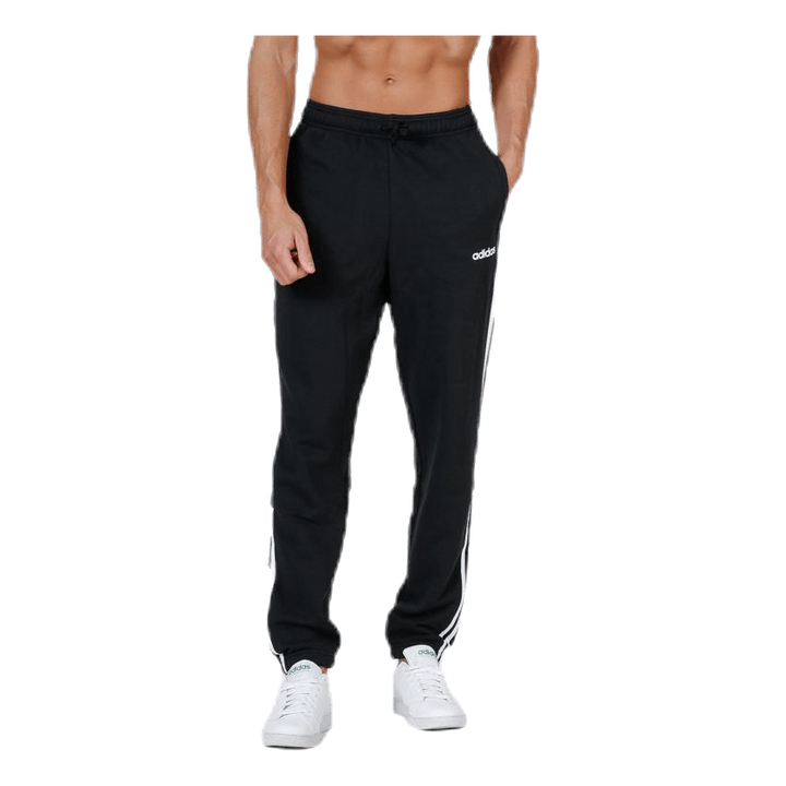 Essentials 3 Stripes Tapered Pant French Terr Black / White