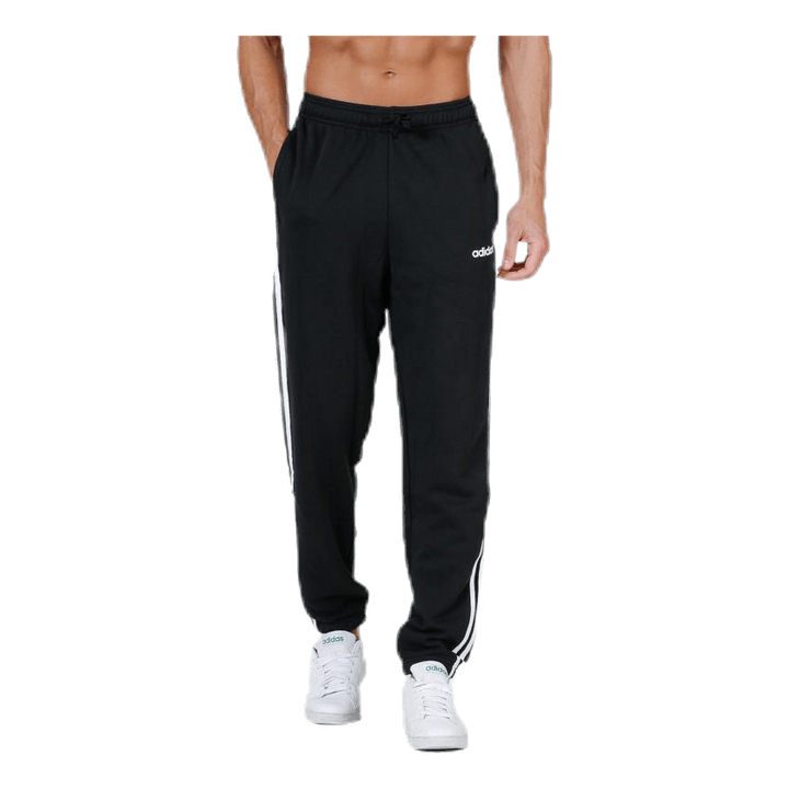 Essentials 3 Stripes Tapered Pant French Terr Black / White