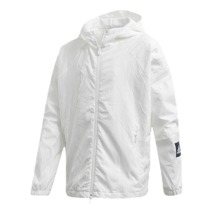 Prime Blue Recycled Wind Jacket White
