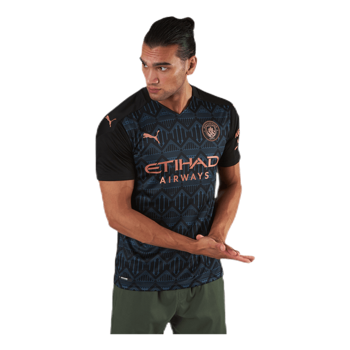Manchester City FC Away Shirt Replica Blue/Black