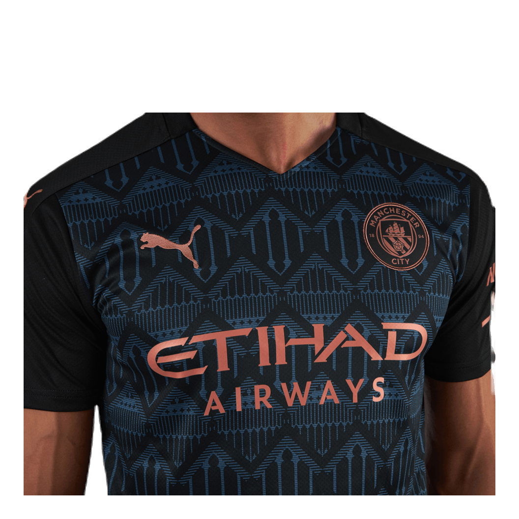 Manchester City FC Away Shirt Replica Blue/Black