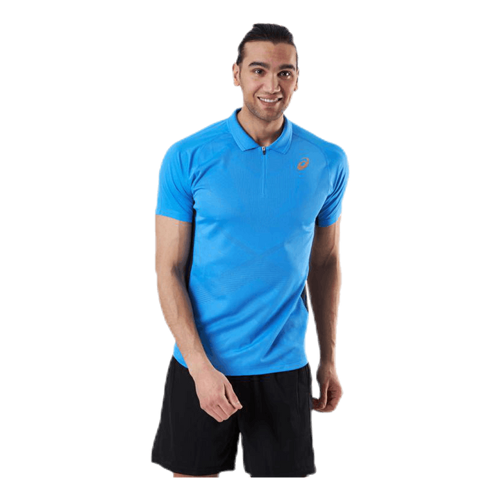 Tennis Polo Shirt Blue