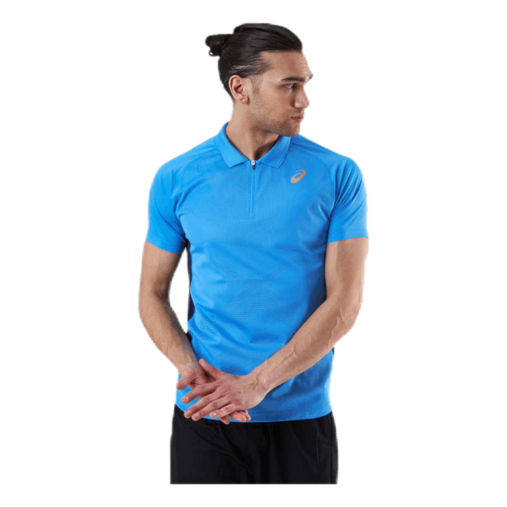 Tennis Polo Shirt Blue