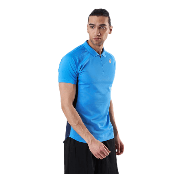 Tennis Polo Shirt Blue