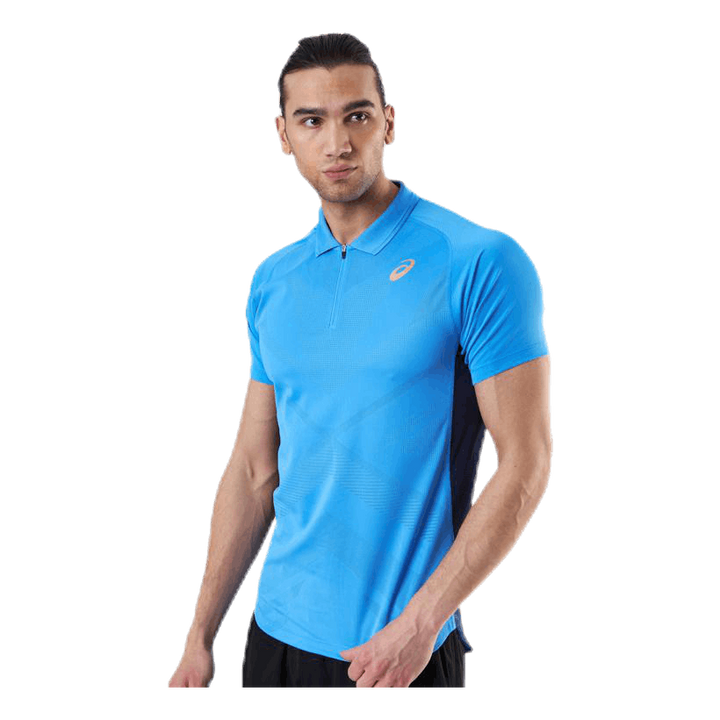 Tennis Polo Shirt Blue