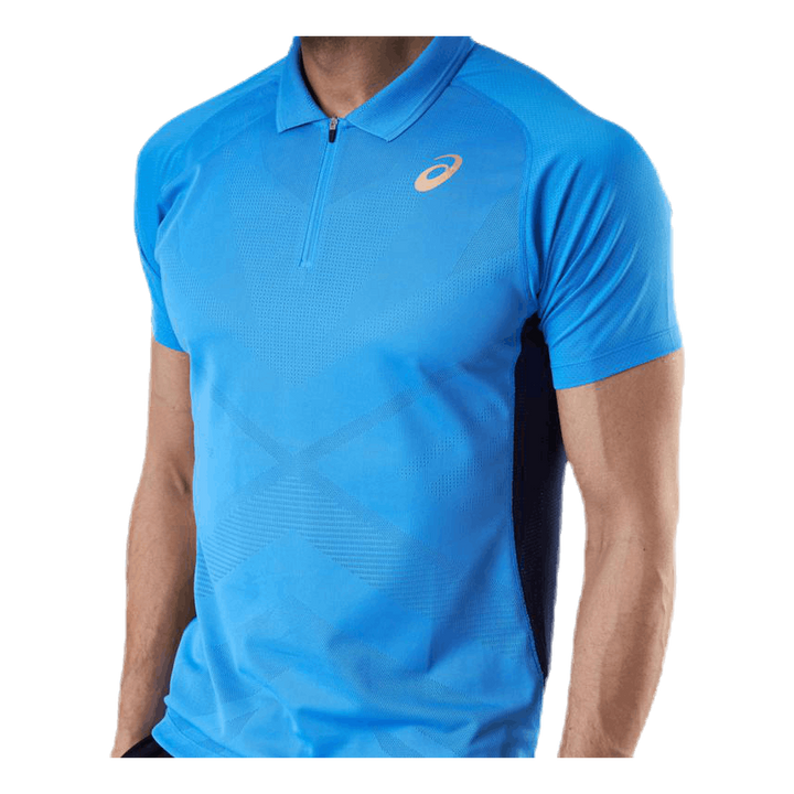 Tennis Polo Shirt Blue