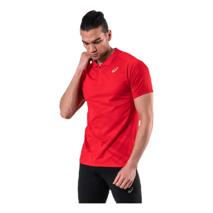 Tennis Polo Shirt Red