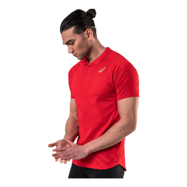 Tennis Polo Shirt Red