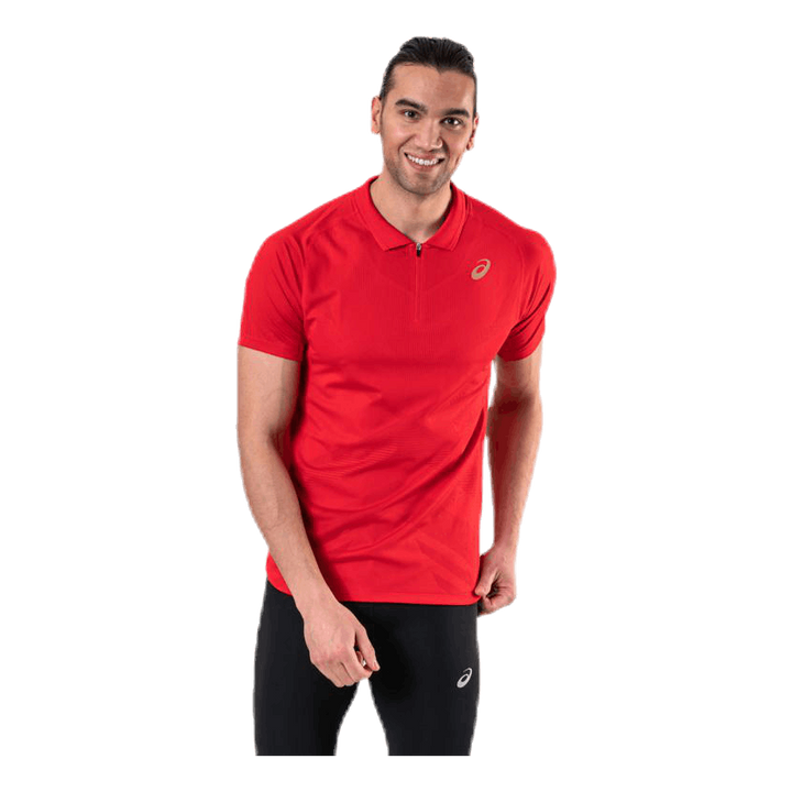 Tennis Polo Shirt Red