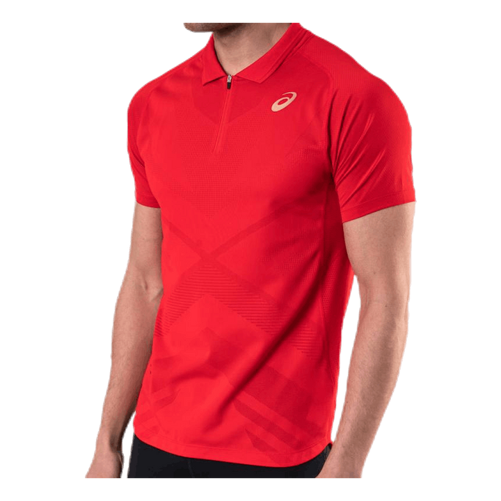 Tennis Polo Shirt Red