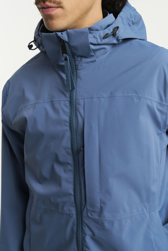 Dustin Jacket Men Blue Grey