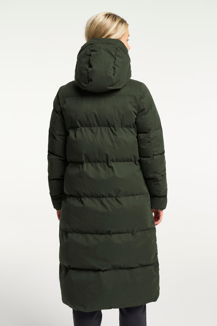 Cevina Coat Dark Olive