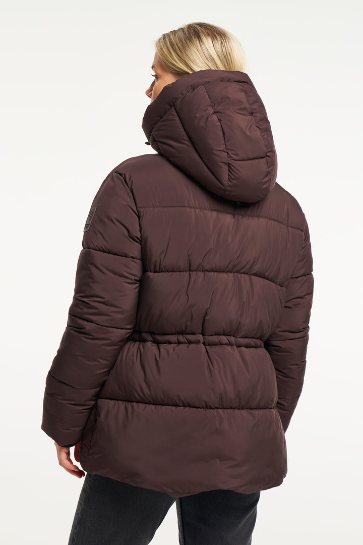 Laurel Puffer Women Aubergine