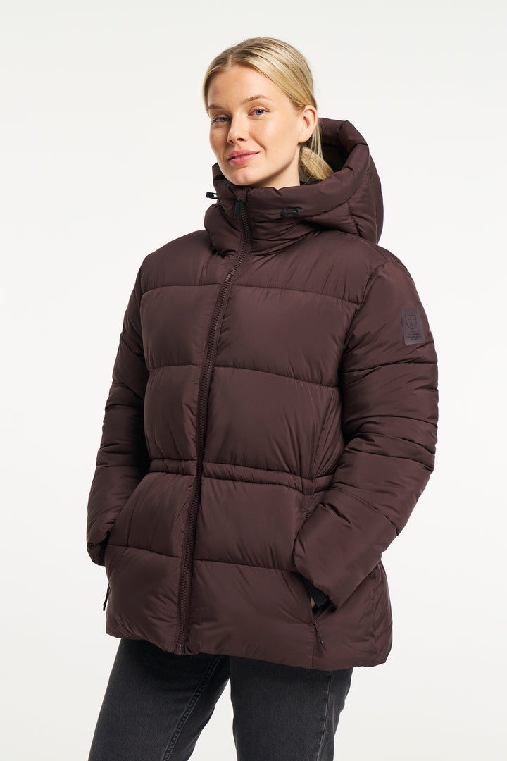 Laurel Puffer Women Aubergine
