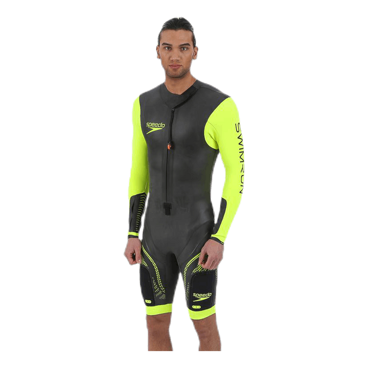 Fastskin Swimrun Male Suit Black/Yellow