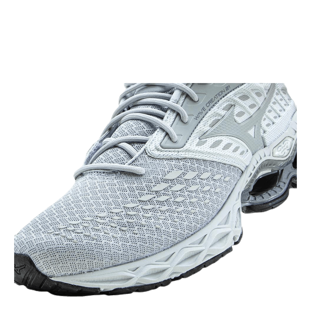Mizuno Wave Creation 21 White Grey Sportamore