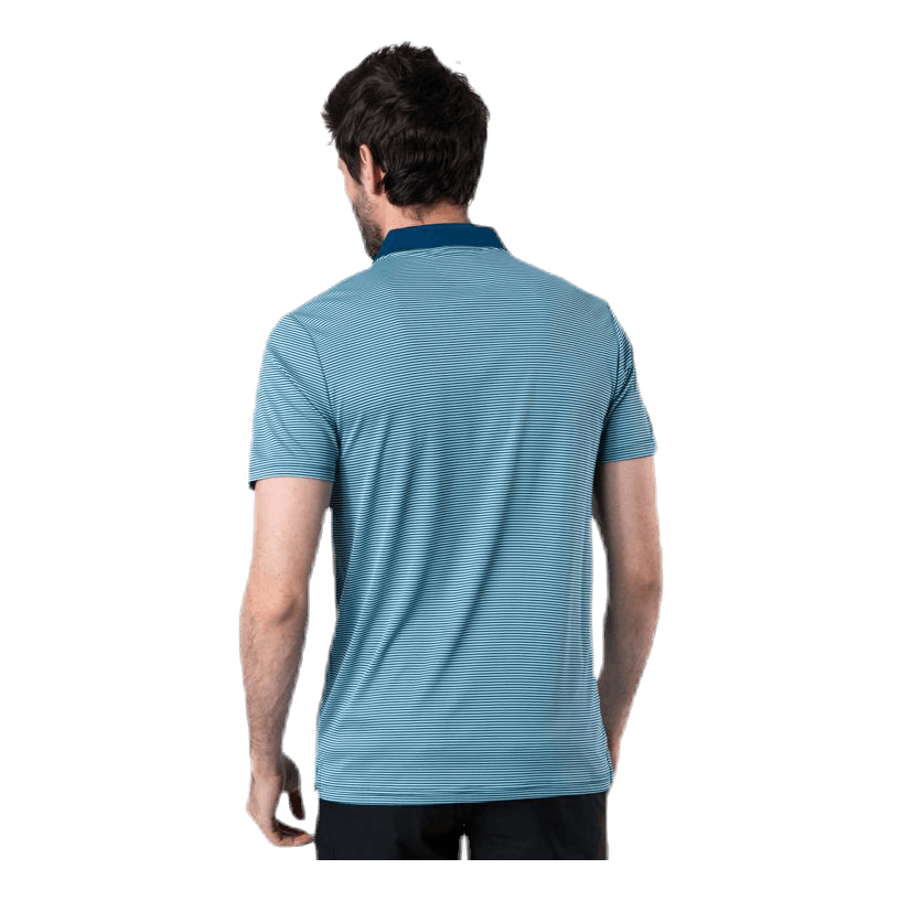 Microstripe Polo Blue