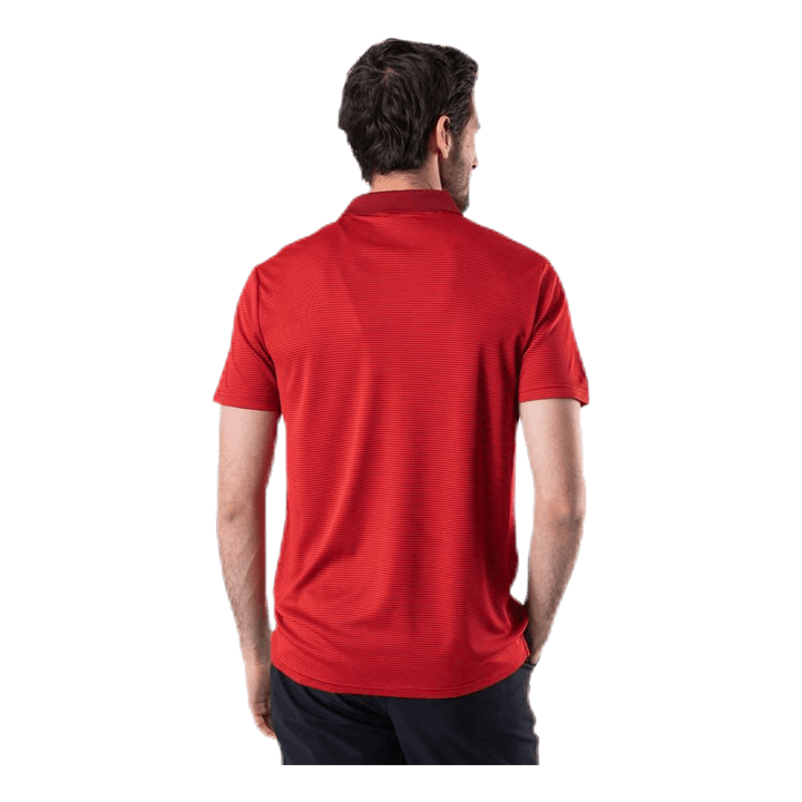 Microstripe Polo Red