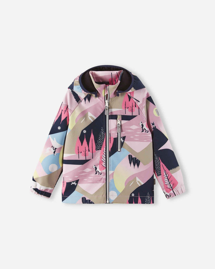 Softshell Jacket Vantti Grey Pink