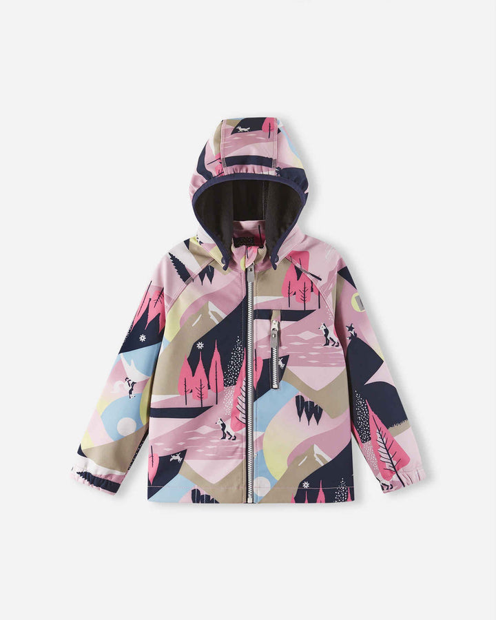 Softshell Jacket Vantti Grey Pink