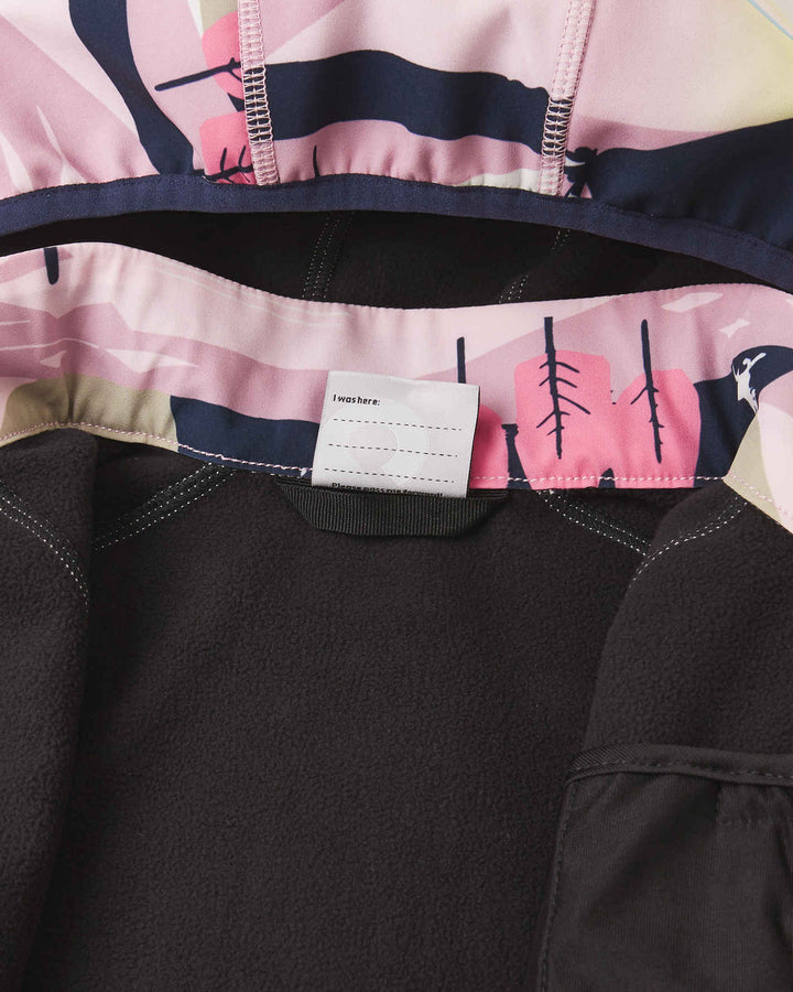 Softshell Jacket Vantti Grey Pink