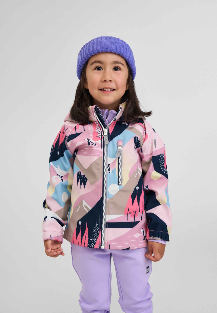 Softshell Jacket Vantti Grey Pink