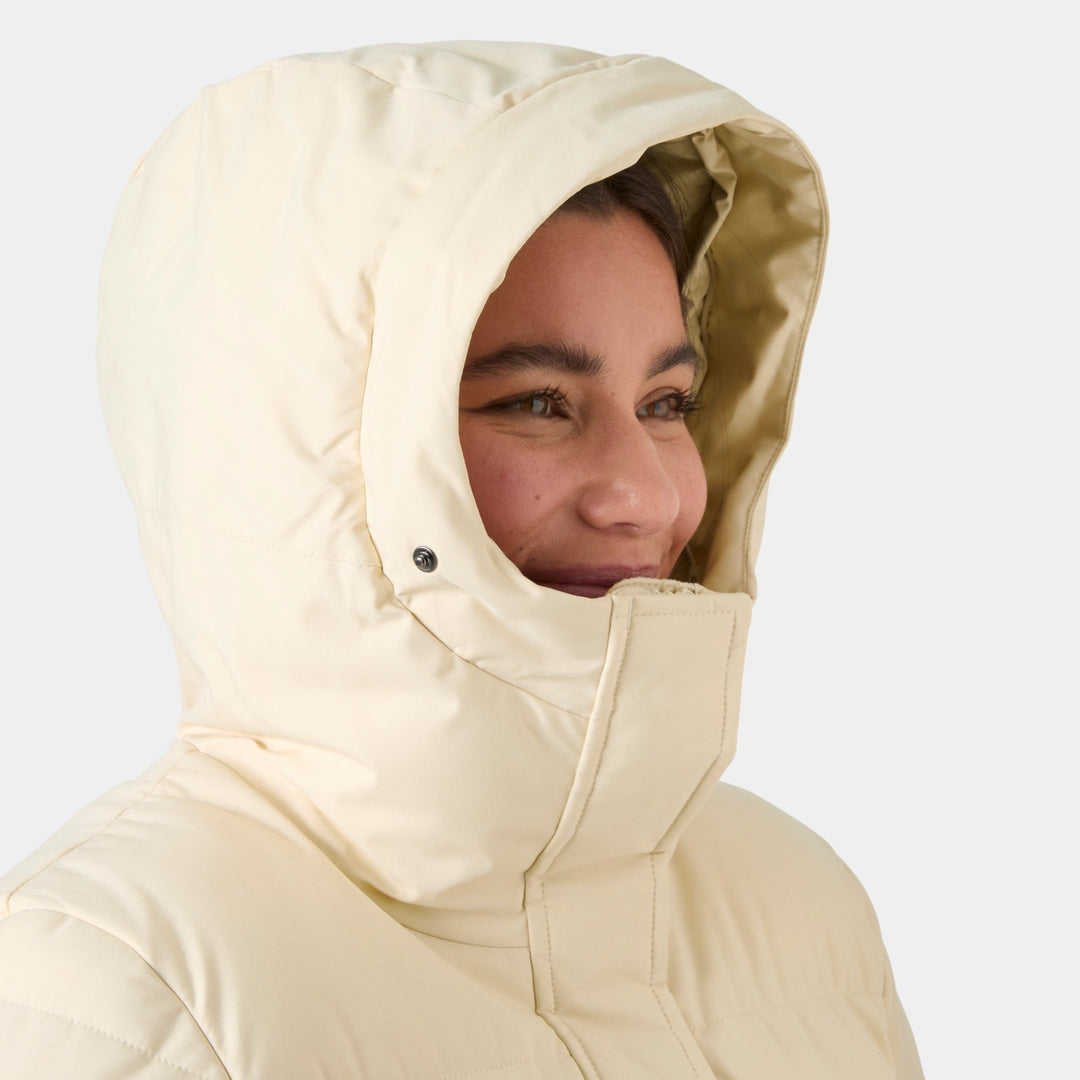 W Blossom Puffy Parka Cream