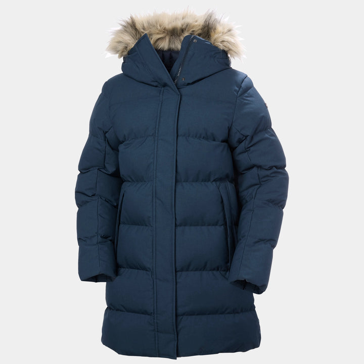W Blossom Puffy Parka Navy