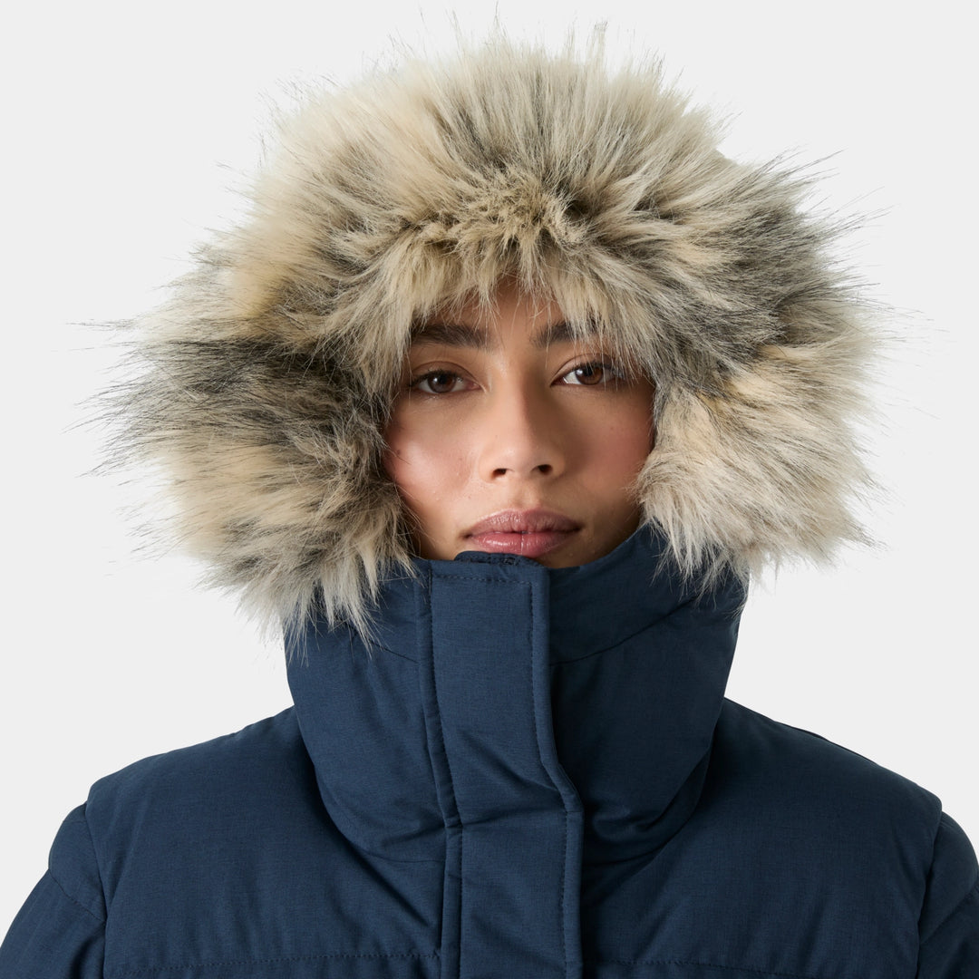 W Blossom Puffy Parka Navy