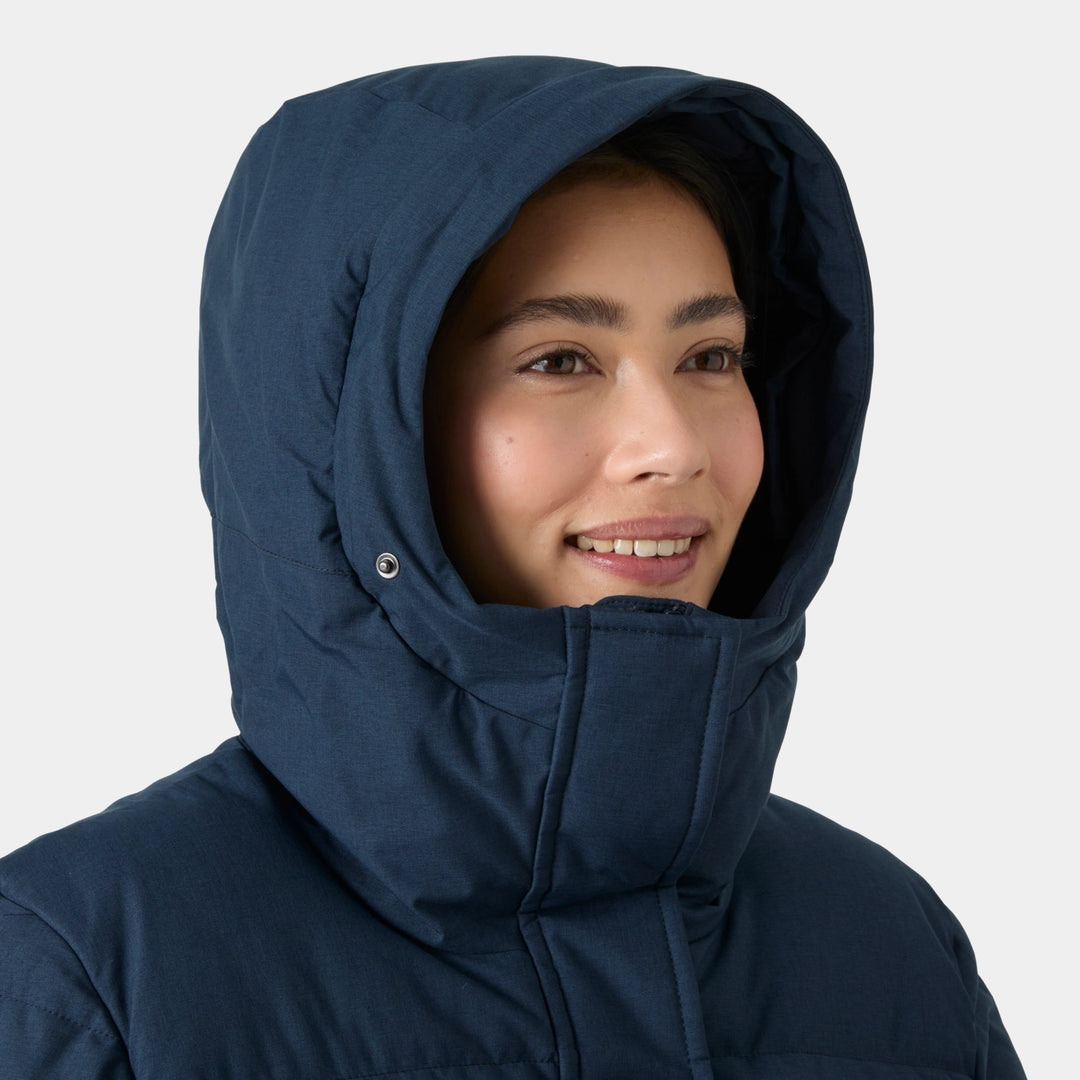 W Blossom Puffy Parka Navy