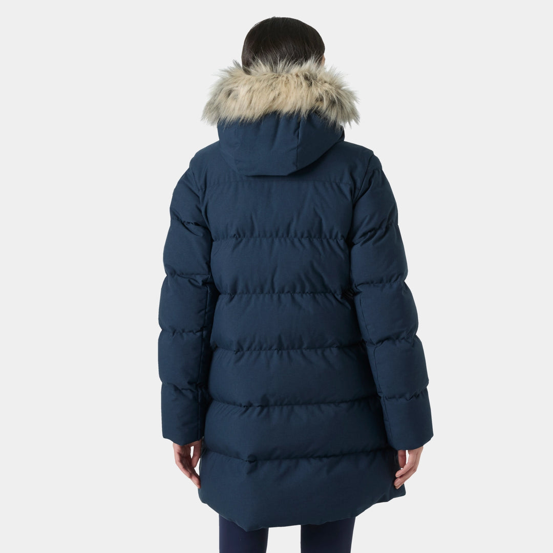 W Blossom Puffy Parka Navy