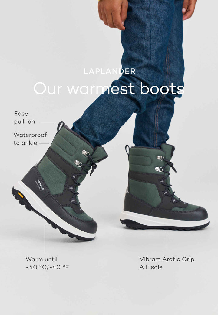 Reimatec Winter Boots, Lapland Thyme Green