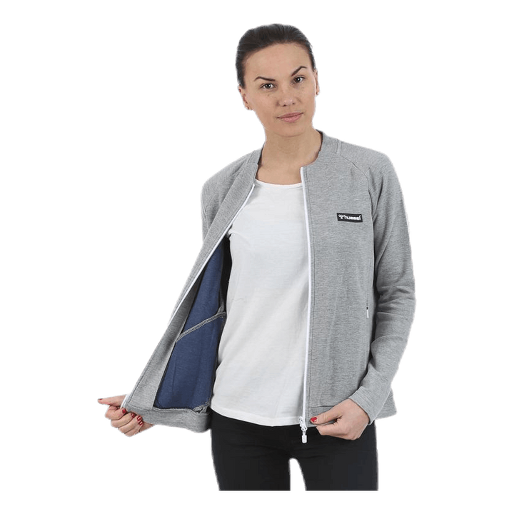 Kate Zip Jacket Grey