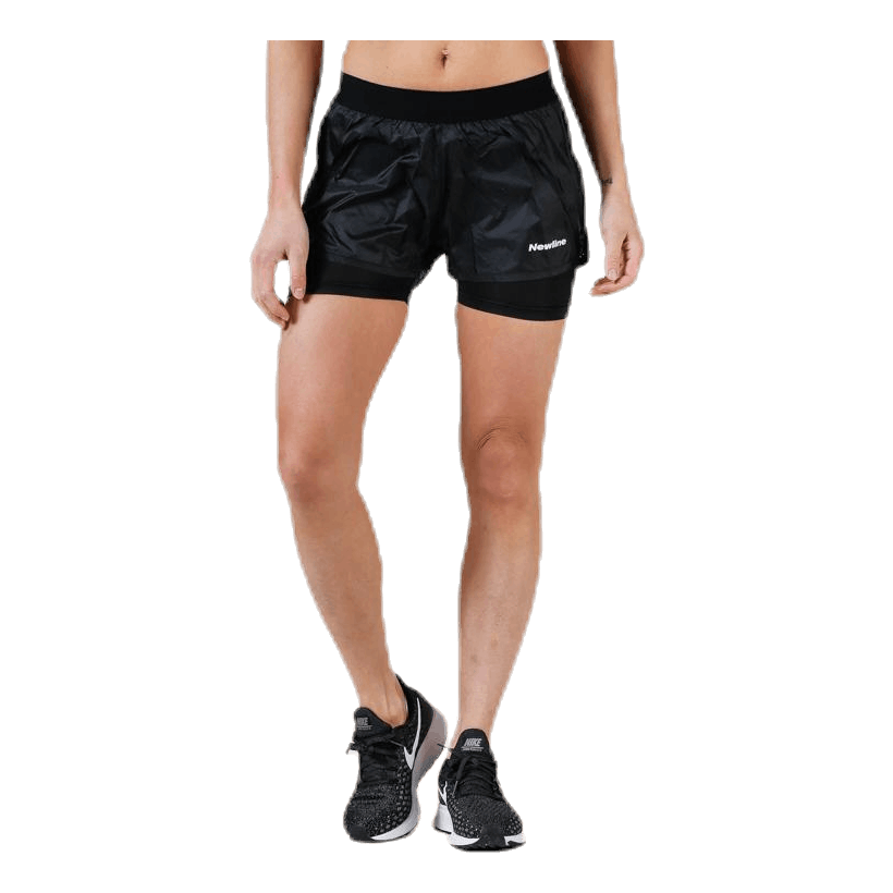 Black 2-Lay Shorts Black