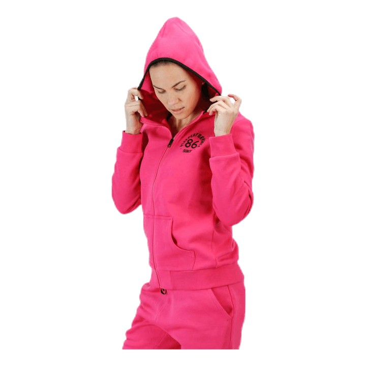 Comfy Zip Hood Pink