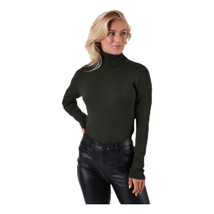 Karol L/S Rollneck Pullover Knt Black