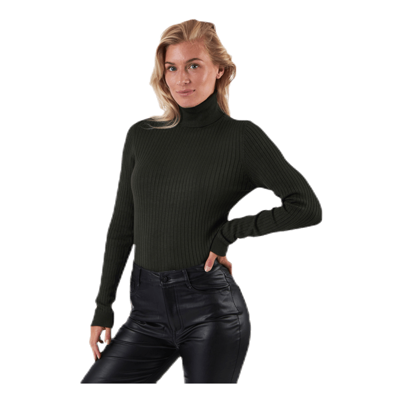 Karol L/S Rollneck Pullover Knt Black