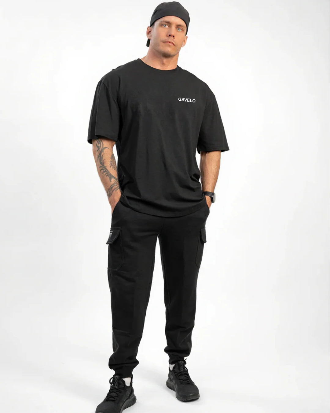 Power Oversize Tee Black