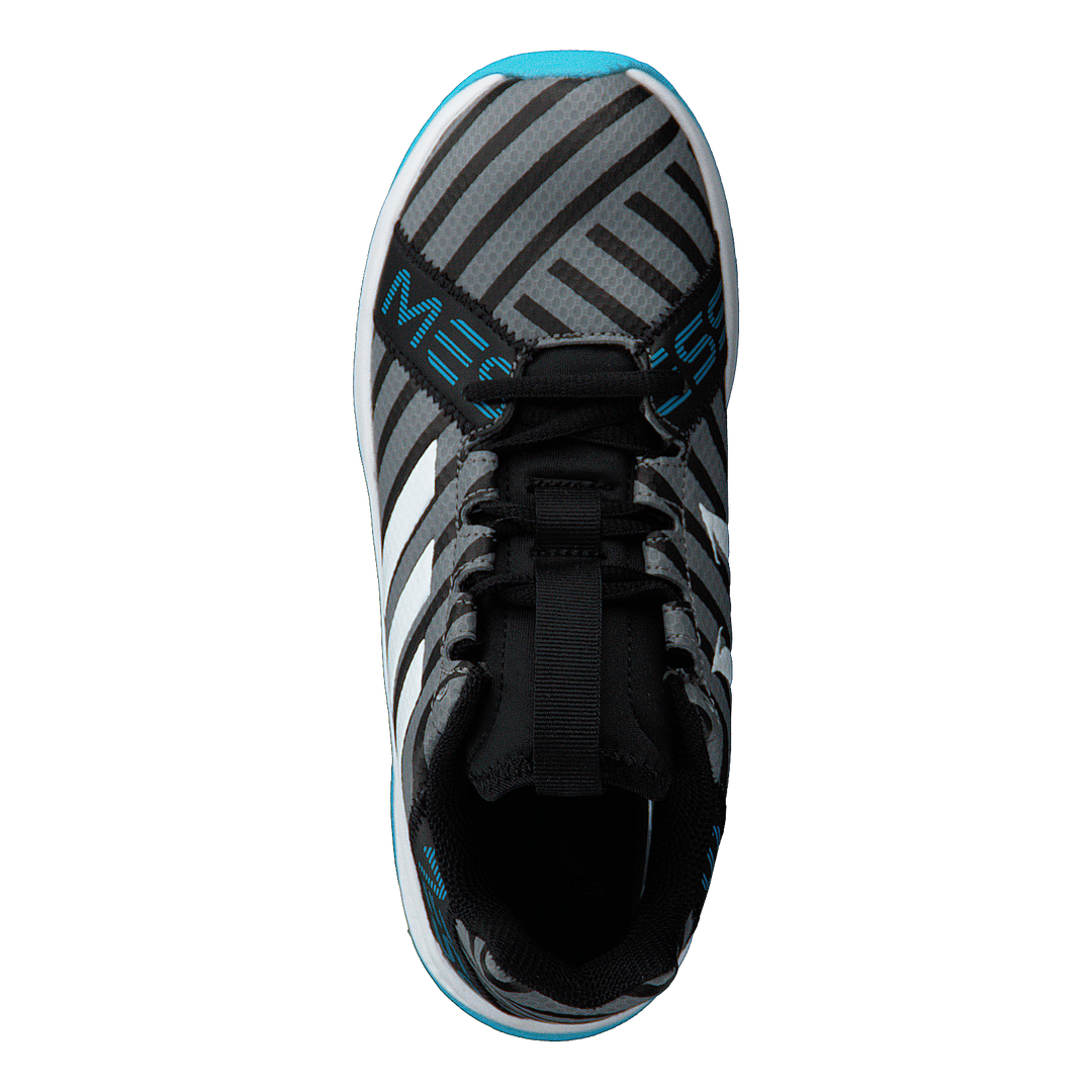 Rapidaturf Messi K Core Black/Ftwr Wht/Super Cyan