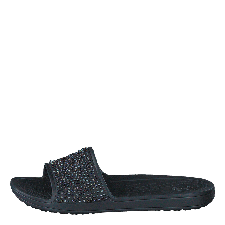 Crocs Sloane Embellished Slide Black/black