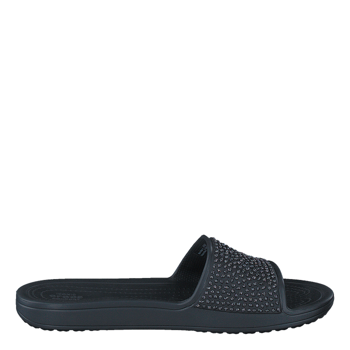 Crocs Sloane Embellished Slide Black/black