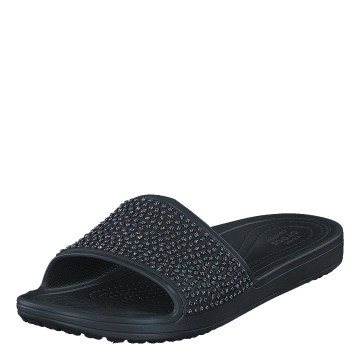 Crocs Sloane Embellished Slide Black/black