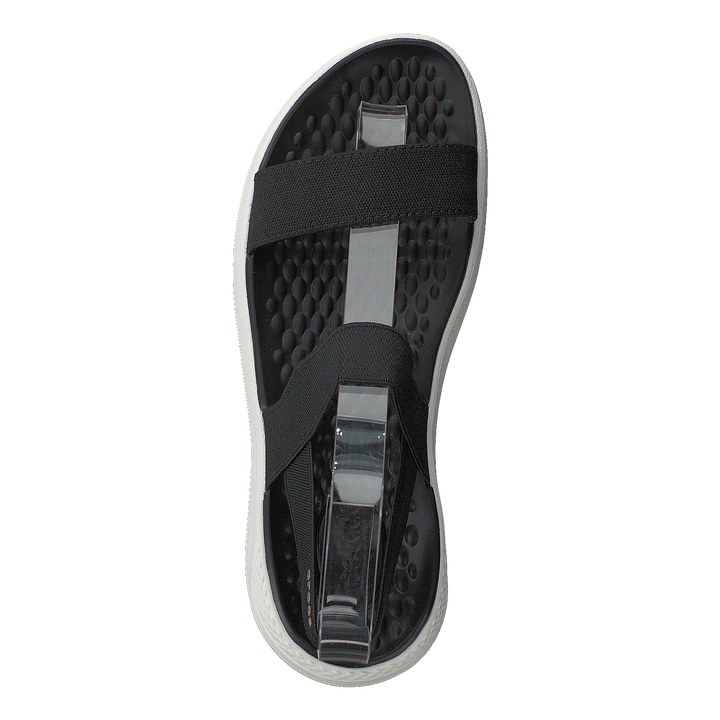 Literide Sandal W Black/white