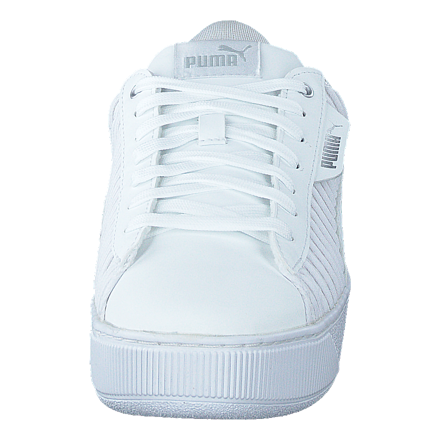 Puma vikky platform white leather discount
