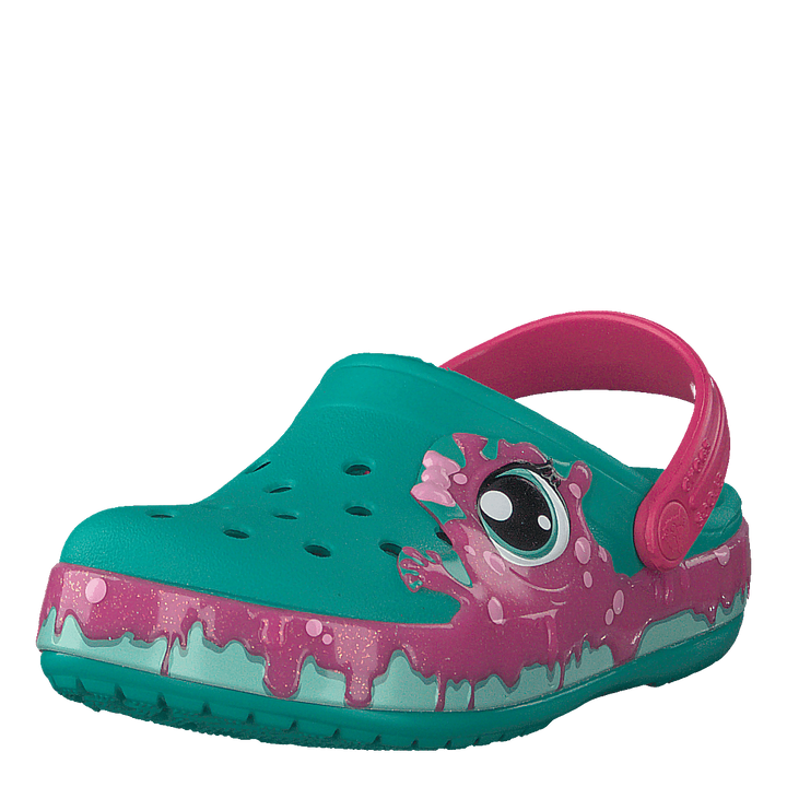 Fun Lab Slime Band Clog Kids Tropical Teal