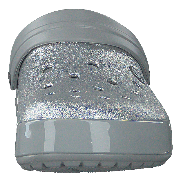 Crocband Glitter Clog Silver