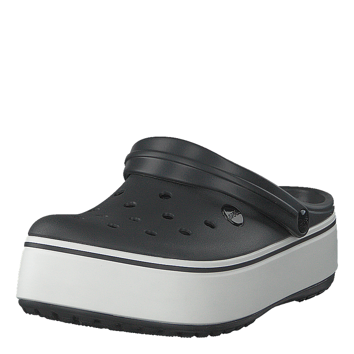 Crocband Platform Clog Black/white